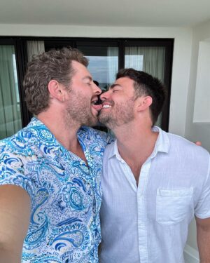 Jaymes Vaughan Instagram - 7 years ago today and every October 24th we’ve had so far since the day back in 2016 that changed my life forever…for the better. 2016, 2017, 2018, 2019, 2020, 2021, 2022, and today. Happy Meetaversary Anniversary to my handsome husband, my best friend, my favorite person. I want a billion more of these.
