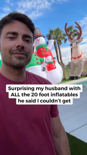 Jaymes Vaughan Instagram - Jaymes said no to them so I became an #AtHomePartner and now he can’t say no. I win. 
Thanks @athomestores for saving Christmas!
.
#holidayshopping #holidaydecor #homedecor #christmasdecor