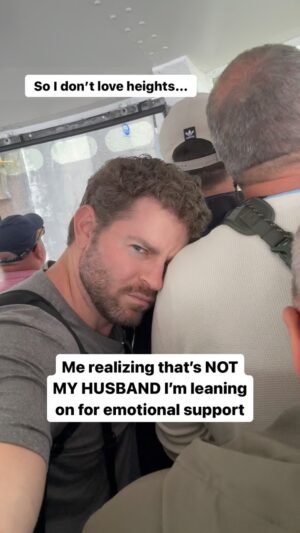 Jaymes Vaughan Instagram - Oops. Thought I was making a video to show how supportive MY husband was being 🙃🫠