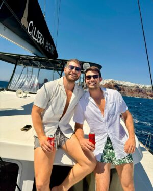 Jaymes Vaughan Instagram - Santorini Dump 💙🇬🇷