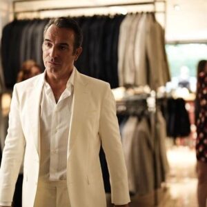 Jean Dujardin Instagram - ALPHONSE de @nicolasbedosofficiel sur @primevideofr avec @charlottegainsbourg photo @christophe_brachet_ @villedenice 🥰