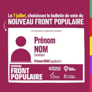 Jean-Luc Mélenchon Instagram - Ce dimanche 7 juillet, #OnVoteNFP !