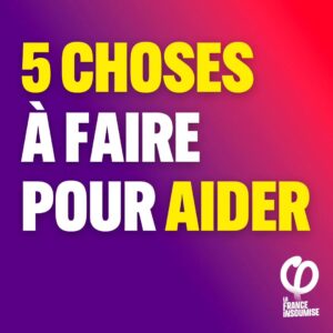 Jean-Luc Mélenchon Instagram - 🔴 "Bonjour, je souhaite vous aider à battre l'extrême droite. Comment faire ?"

➡️ Vous êtes nombreuses et nombreux à nous poser cette question.

✅ On vous donne 5 idées (liens en story)

#NouveauFrontPopulaire