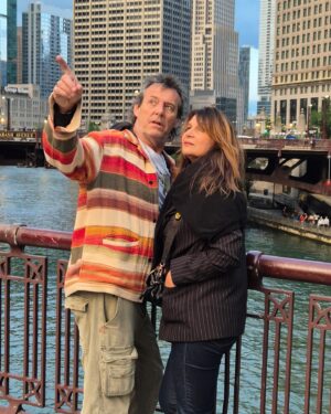 Jean-Luc Reichmann Instagram - Chicago !!! 
👨🏻‍🎤 Ride or Die Music TOUR 2024 🎸🏍️☠️ Chicago-> Miami🤘🎶🇺🇸 JL N=❤️ 

#travelphotography #voyages #rider #motorcycle #look #fashionblogger #fashionstyle #couple @jean.luc.reichmann