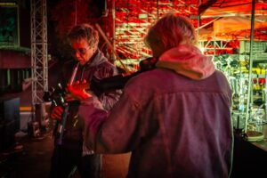 Jean-Michel Jarre Instagram - Some moments from last night's rehearsals, brainstorming with @brianmayforreal. Nearly ready for you at Bridge From the Future, this Sunday in Bratislava. Don't forget it's FREE ENTRY and open to all! @starmus @eset 

📸 @tomaskika 
#Starmus #StarmusVII #StarmusEarth #StarmusFestival2024 #Bratislava #Slovakia #ESET #DigitalSecurity #BridgefromtheFuture #music #science #jeanmicheljarre #brianmay