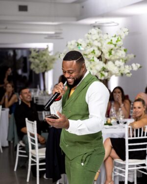 Jean Pascal Instagram - Contrary to what you think, I am not going to make a speech however, There are certainly people who unfortunately could not be present so, I received a little note from them to share with their friend, the groom! 🕴️ tailor-made by: @repairedugentleman 🙏🏾

Hi Anto! We apologize for not being present at your second wedding. On the flip side, we want to express our gratitude for your friendship that has lasted for several years. Your unconditional love, friendship and financial support has been undeniable. Without your help, the pandemic would have been a lot more difficult. We wish you a lot of happiness with Arianne, your new wife, and we are eagerly anticipating meeting her. Signed by: The Stripclub Dancers. #chezparee #chezpareegirls  @antonindecarie