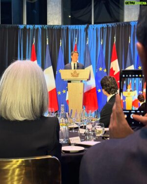 Jean-Philippe Dion Instagram - J’ai eu le privilège d’être invité à ce repas en l’honneur du premier ministre français @gabrielattal ! Le plus jeune à occuper cette fonction dans l’histoire de la France. Il est éloquent, charismatique et semble avoir à cœur le lien entre le Canada et la France. Ça me réjouit. ❤️🇫🇷🇨🇦