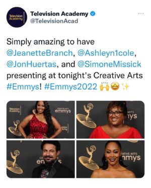 Jeanette Branch Instagram - Thank you @televisionacad ❤️❤️

#Emmys #CreativeEmmys #Presenters #Honored #Awards #Stunts #NiecyNash #jjthatstuntchick #televisionacademy