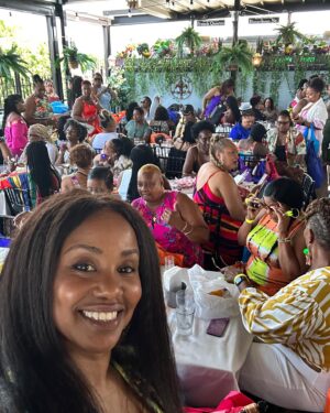 Jeanette Branch Instagram - Truly enjoyed Swag Sunday Brunch with these beautiful women.  @laverne.518  you did it again. ❤️❤️💕🌸🌸#AJFam #SmokeFam @jojolinning  @candygirl0526