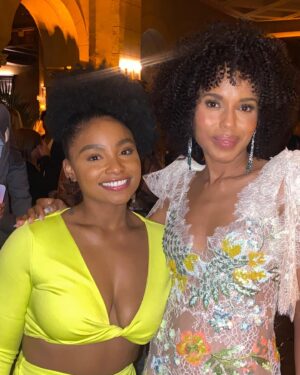 Jeanté Godlock Instagram - spring has sprung at the UnPrisoned premiere last night ✨💛🌼
thank you @onyxcollective @unprisonedhulu and @impact_ig for having me.