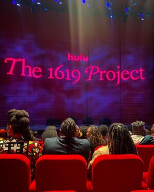 Jeanté Godlock Instagram - stepped out for the premiere of the 1619 Project on @hulu. 

in a world where they are actively trying to erase and treat our history as if it never happened. WE WILL NEVER FORGET. the first episode was amazing. i can’t wait to see the rest. ✊🏾 

#1619Hulu #1619Project