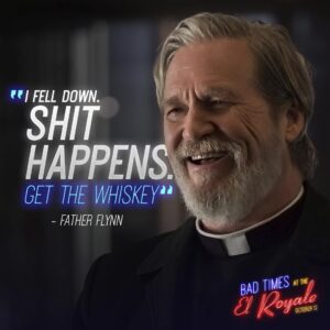 Jeff Bridges Instagram - I hope you guys dig @elroyalemovie this weekend. #elroyalemovie