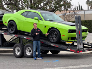 Jeff Dunham Instagram - 1025 hp “Demon 170”… 0-60 in 1.66 seconds… Dodge is calling this once-in-a-lifetime vehicle the “Last call”… And I drove it home in the rain!  #bestdayever