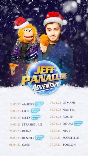 Jeff Panacloc Instagram - Dernière ligne droite pour Noël les amis et à la rentrée on se retrouve pour rigoler !!!
J’ai si hâte 😱😱😱😱
Vous avez demandé quoi au papa Noël ?
Love You ❤️🙃

#nouveau #spectacle #rollercoaster #jeffpanacloc #jeffpanaclocadventure #ilestcontent #adventure
