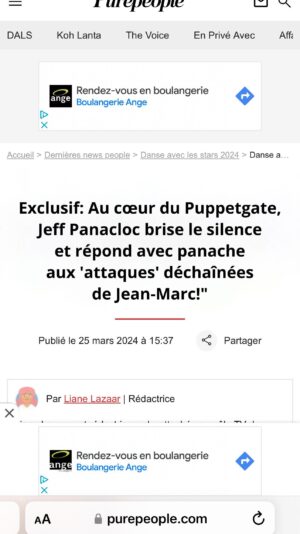 Jeff Panacloc Instagram - Ma version… 
#puppetgate #jeanmarc #attaque #bercy
