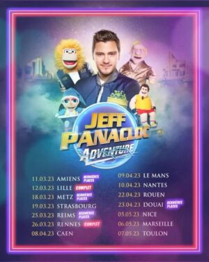 Jeff Panacloc Instagram - La tournée continue les amis !
Parce que rien ne vaut le Live, la proximité où l’impro en direct !!!!
J’ai si hâte de vous revoir 🙏🏼
Love you 🙃❤️

#nouveau #spectacle #rollercoaster #jeffpanacloc #jeffpanaclocadventure #ilestcontent #adventure