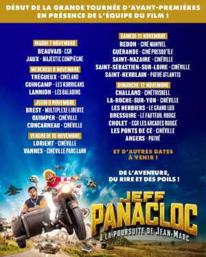 Jeff Panacloc Instagram - Les amis !!!
On vient vous voir dans vos salles 😍
Notez le rendez-vous vous et ne le loupez paaaaas !
Love you ❤️🙃