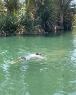 Jeff Sciullo Instagram - Just got baptized in same spot John the Baptist baptized Jesus..
.
John 8:36 “36 So if the Son sets you free, you will be free indeed.”
.
Free from the power of sin
Free to love God
.
I wish this freedom for everyone..
.
… off to the Sea of Galilee