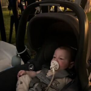 Jeff Weldon Instagram - The Texas Eclipse was a “Total Eclipse of the Heart!” Although we had a bit of overcast skies, what a beautiful day to enjoy a picnic at @untamedwines with my gorgeous wifey and handsome little man, Theodore. Relaxation and nice weather served us well!
