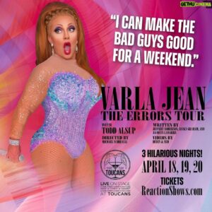 Jeffery Roberson Instagram - PALM SPRINGS! THE ERRORS TOUR is coming next week to @toucanspalmsprings with the incredible @toddalsup on piano! April 18, 19, 20! Reactionshows.com #errorstour