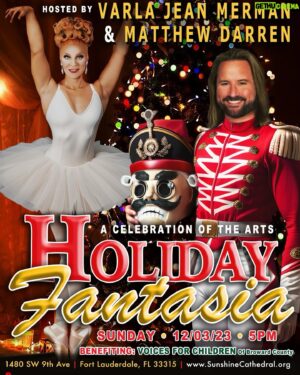 Jeffery Roberson Instagram - FORT LAUDERDALE! Sunday, December 3rd! @matthewdarrenmusic ‘s HOLIDAY FANTASIA! Co-starring ME! And featuring south Florida’s most amazing performers! Info at sunshinecathedral.org #holidayfantasia #happyholidays #gayfortlauderdale