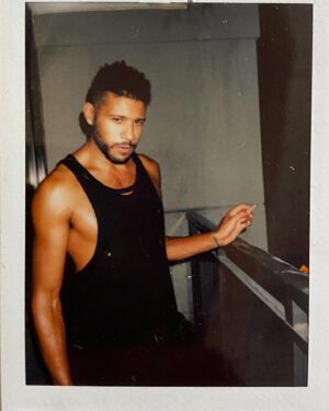 Jeffrey Bowyer-Chapman Instagram - i put the boy in Galliano now he’s a fv<€ing model 👤