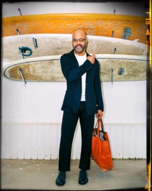 Jeffrey Wright Instagram - To the @theacademy nom luncheon. Nice gathering. I would wear this suit everyday @canali. Thanks much. Is there a wet suit version?

👁️   📸 = @alexshibutani

Face   head   ankle(!) grooms = @eliven.q 
Clothes guru = @mrmontyjackson 

Kicks = @paulsmithdesign