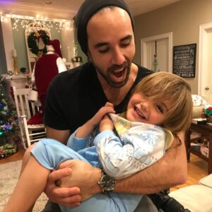 Jenna Doolittle Instagram - 🎉To the birthday boy who puts up with all my crazy antics.
This man keeps both BUG & I fed & deals with our incessant calls for attention, tidys like a boss, can bust crazy moves on the dance floor & is my favorite human. 
Love you the mostest @matttente ❤️
