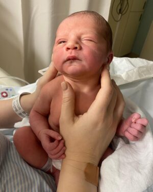 Jenna Doolittle Instagram - ✨We welcomed our sweet boy Kingston Joseph Tente into the world on 2/19 at 8:49pm, weighing 7lbs 4oz & measuring 20 1/2 inches long. I truly don’t know how to share our absolute joy. We are over the moon in love. ❤️

✨He’s named Kingston after the town where @matttente & I met & where my family has lived in for generations. Joseph in honor of Matt’s dad, Dennis (his middle name), and for those of you who don’t know, my husband’s last name is Tente. 🤗

While he arrived via C-section, which wasn’t the plan, both of us are doing great! 

Thanks to all in advance for the love & support. We are so grateful & so so happy xx . ❤️