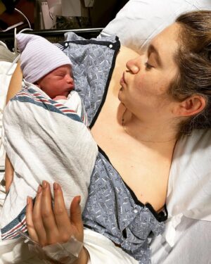 Jenna Doolittle Instagram - ✨We welcomed our sweet boy Kingston Joseph Tente into the world on 2/19 at 8:49pm, weighing 7lbs 4oz & measuring 20 1/2 inches long. I truly don’t know how to share our absolute joy. We are over the moon in love. ❤️

✨He’s named Kingston after the town where @matttente & I met & where my family has lived in for generations. Joseph in honor of Matt’s dad, Dennis (his middle name), and for those of you who don’t know, my husband’s last name is Tente. 🤗

While he arrived via C-section, which wasn’t the plan, both of us are doing great! 

Thanks to all in advance for the love & support. We are so grateful & so so happy xx . ❤️
