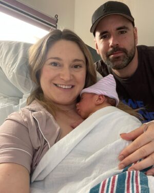 Jenna Doolittle Instagram - ✨We welcomed our sweet boy Kingston Joseph Tente into the world on 2/19 at 8:49pm, weighing 7lbs 4oz & measuring 20 1/2 inches long. I truly don’t know how to share our absolute joy. We are over the moon in love. ❤️

✨He’s named Kingston after the town where @matttente & I met & where my family has lived in for generations. Joseph in honor of Matt’s dad, Dennis (his middle name), and for those of you who don’t know, my husband’s last name is Tente. 🤗

While he arrived via C-section, which wasn’t the plan, both of us are doing great! 

Thanks to all in advance for the love & support. We are so grateful & so so happy xx . ❤️