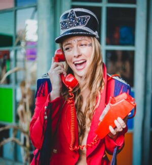 Jenna Saras Instagram - If you can't laugh out loud at your current situation,  then you taken life way to seriously. Never forget to smile 😃 

#actorlife #actress #model #festivalgear #outdoormusicfestival #laughmore #laughoutloud #lol #red #redtelephone 
#friyay #fridayfeeling #smile  #takemebacktotheoutdoors