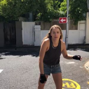 Jenna Saras Instagram - When they ask you to send footage of yourself rollerblading for a commercial. 
Thanks to my DOP @wadesworld_9
#actress #actorslife #rollerblading #skatergirl #tomboy #inlineskating #summer #capetown #commerical #livingmybestlife #limitless #nofilter