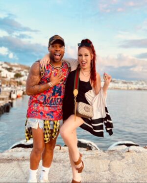 Jenni Thomasson Instagram - Bestie appreciation post @todrick ! I have been at nearly 70 meet and greets this year alone where I get to hear and see first hand, up close and personal the positive impact he has had on SO MANY people. Working with him is the thing I’m most proud of in my life.  The work he has done, the courage he has to be so unapologetically himself, the love he continues to share after so many betrayals…is nothing short of miraculous in my eyes. When you put yourself out there as much as he does it’s so lazy and easy for others to try to pick you apart. But they haven’t accomplished what you have and with attitudes like that they likely never will. I admire so much about Todrick, but I think what I admire most is his resilience. When you’re meant for something, nothing will stop you. Can’t wait to keep laughing, inspiring, creating, and experiencing life with you friend ❤️❤️❤️.