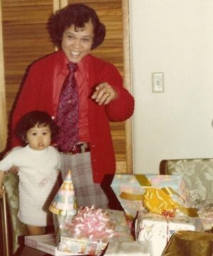 Jennie Kwan Instagram - That hair, the outfit, all your attitude.  You couldn’t be forgotten.  Happy Birthday Dad.  1935-2008🎂❤️🌹
.
.
.
#birthday #alwaysremember #inmemoriam #mydad #daddy