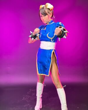 Jennie Kwan Instagram - I finally get to present my Chun-Li cosplay just in time for the year anniversary of Street Fighter 6.  Thank you @ryann.kaykay for creating such a beautiful cosplay.  It helps me get right into it.  Prepare yourself!!
.
.
.
📸 @intothelostwoods 
#actor #voiceover #voiceactor #vo #gamer #videogame #videogamecharacter #fightinggames #streetfighter #streetfighter6 #chunli #chunlicosplay #chunlistreetfighter #sf6 #womenempowerment