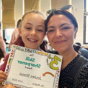 Jennifer DiNoia Instagram - Another year in the books for this sweet, skill sharpening kiddo 🩷🐰

So incredibly proud of her and can’t believe she’s finished 3rd grade & is going onto 4th grade next year!!! 😭😭🥴 Where does the time go?! 

Also, I can’t keep up with the lingo these days #Slay #HAGS - Have A Great Summer!!! 😂