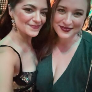 Jennifer DiNoia Instagram - Last night 💚 Part 1

#wicked20 @wicked_musical 

1. Green Carpet - 
👗: @gustavocadile
👠: @sjpcollection 
HMU: @emkatzbeauty 
Stylist: @style_byjordan 
2. My Mama and date for the evening ❤️
3. My Hay and first full time Glinda 💚🩷
4. My dear friend Marissa who literally made it all happen
5. 👑 Elphie to me, Dee Roscioli, who I learned so much from 💚
6. Legends, Kris Cusick & Kristy Cates (Original Broadway Cast) and my first Elphie and Fiyero 💚
7. Beautiful Elphies who I got to get ready with 💚
8. Two of the best guys I know that I did Wicked with for so many years, Nathan & Mark
9 & 10. Hannah (dresser) Mary Kay (hair) who are both amazing Green Team members. Both have held me up in more ways than can ever be described.