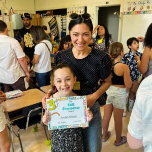 Jennifer DiNoia Instagram - Another year in the books for this sweet, skill sharpening kiddo 🩷🐰

So incredibly proud of her and can’t believe she’s finished 3rd grade & is going onto 4th grade next year!!! 😭😭🥴 Where does the time go?! 

Also, I can’t keep up with the lingo these days #Slay #HAGS - Have A Great Summer!!! 😂