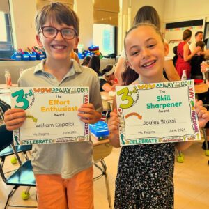 Jennifer DiNoia Instagram - Another year in the books for this sweet, skill sharpening kiddo 🩷🐰

So incredibly proud of her and can’t believe she’s finished 3rd grade & is going onto 4th grade next year!!! 😭😭🥴 Where does the time go?! 

Also, I can’t keep up with the lingo these days #Slay #HAGS - Have A Great Summer!!! 😂