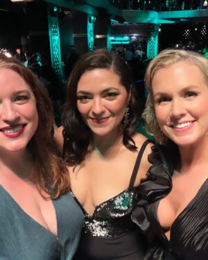 Jennifer DiNoia Instagram - Part 2 💚 #wicked20 #wicked #wickedbroadway 

👗: @gustavocadile 
👠: @sjpcollection 
HMU: @emkatzbeauty 
Stylist: @style_byjordan 

1. @broadwaycom 📸 @emiliomadrid 
2. @its_ryan_jackson friend, swing, and makeup extraordinaire 
3. Green carpet (no clue what I’m doing 😜)
4. My friend and beautiful Mama & Glinda @sunnybrittney 
5. @ladydowdysings 💚 and another amazing Mama and Glinda @ginnaclaire 🩷
6. The Wonderful @rianpatrickdurham 
7. Singing How Will I Know with THE one and only Julia Murney (my 16 bar cut audition song for my first audition for Wicked)
8. THE ICON @pepamama 🙌🏼 💚💚
9. The best angle a picture could be taken and only looking good cause of hair & makeup by @emkatzbeauty ❤️