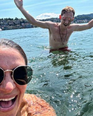 Jennifer DiNoia Instagram - We climbed mountains in Switzerland 🇨🇭

#lugano #switzerland #summer #travel