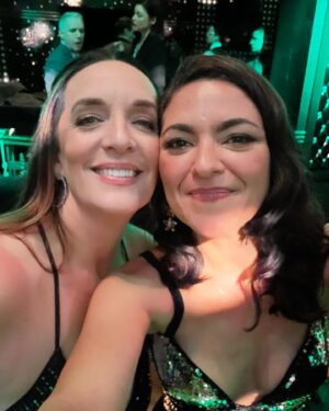 Jennifer DiNoia Instagram - Part 2 💚 #wicked20 #wicked #wickedbroadway 

👗: @gustavocadile 
👠: @sjpcollection 
HMU: @emkatzbeauty 
Stylist: @style_byjordan 

1. @broadwaycom 📸 @emiliomadrid 
2. @its_ryan_jackson friend, swing, and makeup extraordinaire 
3. Green carpet (no clue what I’m doing 😜)
4. My friend and beautiful Mama & Glinda @sunnybrittney 
5. @ladydowdysings 💚 and another amazing Mama and Glinda @ginnaclaire 🩷
6. The Wonderful @rianpatrickdurham 
7. Singing How Will I Know with THE one and only Julia Murney (my 16 bar cut audition song for my first audition for Wicked)
8. THE ICON @pepamama 🙌🏼 💚💚
9. The best angle a picture could be taken and only looking good cause of hair & makeup by @emkatzbeauty ❤️