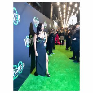 Jennifer DiNoia Instagram - Last night 💚 Part 1

#wicked20 @wicked_musical 

1. Green Carpet - 
👗: @gustavocadile
👠: @sjpcollection 
HMU: @emkatzbeauty 
Stylist: @style_byjordan 
2. My Mama and date for the evening ❤️
3. My Hay and first full time Glinda 💚🩷
4. My dear friend Marissa who literally made it all happen
5. 👑 Elphie to me, Dee Roscioli, who I learned so much from 💚
6. Legends, Kris Cusick & Kristy Cates (Original Broadway Cast) and my first Elphie and Fiyero 💚
7. Beautiful Elphies who I got to get ready with 💚
8. Two of the best guys I know that I did Wicked with for so many years, Nathan & Mark
9 & 10. Hannah (dresser) Mary Kay (hair) who are both amazing Green Team members. Both have held me up in more ways than can ever be described.