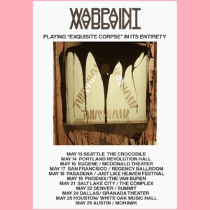 Jennifer Lindberg Instagram - COME OVER ROVERS ! we have a special treat for our 20 yr anniversary tour .. 
we will be playing “exquisite corpse”in its entirety!!!
for tix -
lincoln bio 
♥️♥️