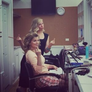 Jennifer Robertson Instagram - 10-years ago, day one shooting Schitts Creek. ❤️ thank u @luckymakeup for this picture xo