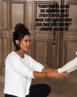 Jennifer Walcott Instagram - “Family means seeing the beauty in each other’s paths, even when they diverge from our own expectations.” -Jennifer Archuleta #beyondthevelvetrope #📖