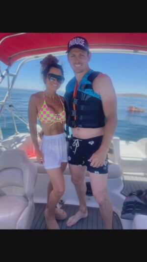 Jennifer Walcott Instagram - @rodellduff @adamarchuleta31 #boatday #lakeday