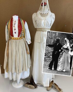 Jenny Beavan Instagram - White Bird - finding my way… Starting points on a film are always the script and the director's vision. Then comes the fun part - the research! In the case of White Bird there is much photographic material out there.. I build the looks from photos, existing costumes in costume houses, shops for fabrics and in this case wool and shoe leather … 

So here is a little selection from my many hundreds of photos – never say I get carried away! Includes schools, weddings, partisans, village people – plus stands various, knit samples, dye samples and a fabulous antique emporium in Melnik which opened up for us! 

	
@WhiteBirdMovie
@Lionsgate
You never forget kindness. WHITE BIRD - In theaters this August. 
#ChooseKind