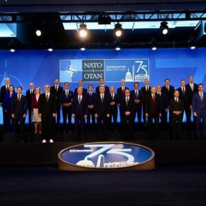 Jens Stoltenberg Instagram - Thank you @potus and our Ally 🇺🇸 for a landmark 75th Anniversary NATO Summit.

We have taken key decisions to further strengthen our deterrence and defence, bolster long-term support to Ukraine & deepen global partnerships.